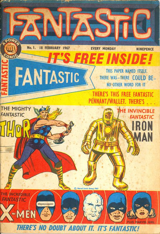 Fantastic #1, 18th February 1967. Published in the U.K. by Odhams Press Ltd.