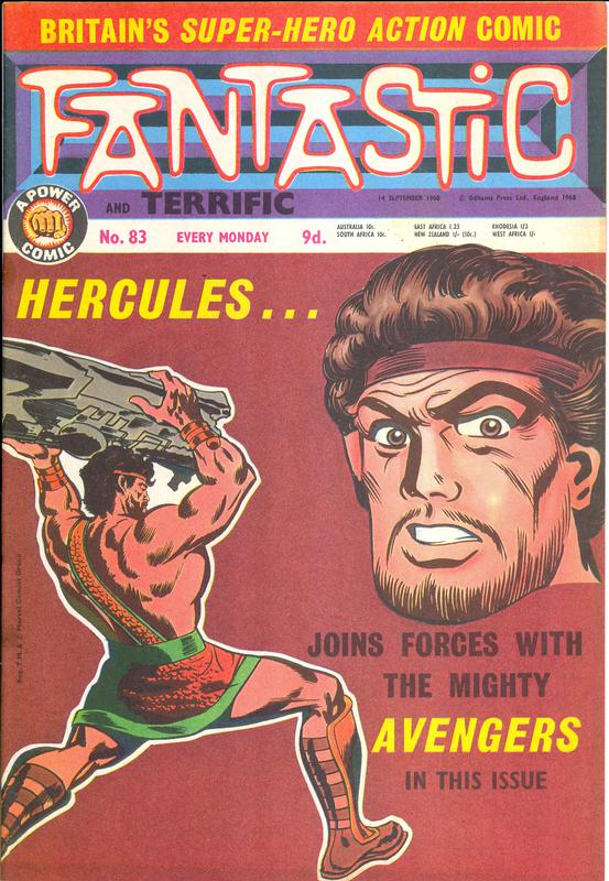 Fantastic #83, 14th September 1968. Published in the U.K. by Odhams Press Ltd.