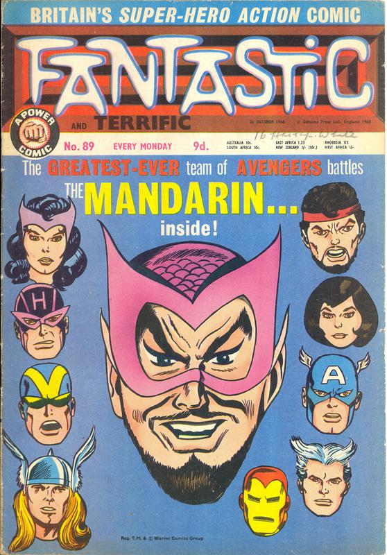 Fantastic #89, 26th October 1968. Published in the U.K. by Odhams Press Ltd.