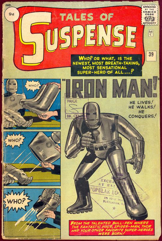 Tales of Suspense (1st Iron Man) U.K. 9d Edition
