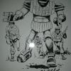 Chris Weston's AWESOME Commision for me of 'Elektro' (from 'The Twelve'). Completed at the LSCC 2013, 23rd Feb.