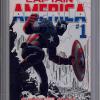Captain America #1 (Jan 2013) CGC 9.6. John Romita Jr New York Comic Con Variant Cover.