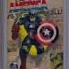 Captain America #1 (Jan 2013) CGC 9.8. Phantom Variant Cover.