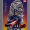 Captain America #1 (Sept 2011) CGC SS 9.6. Tolibao Variant Cover.